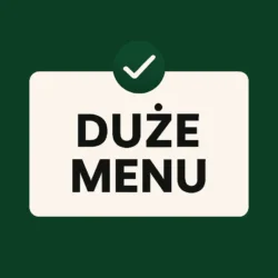 Duże menu